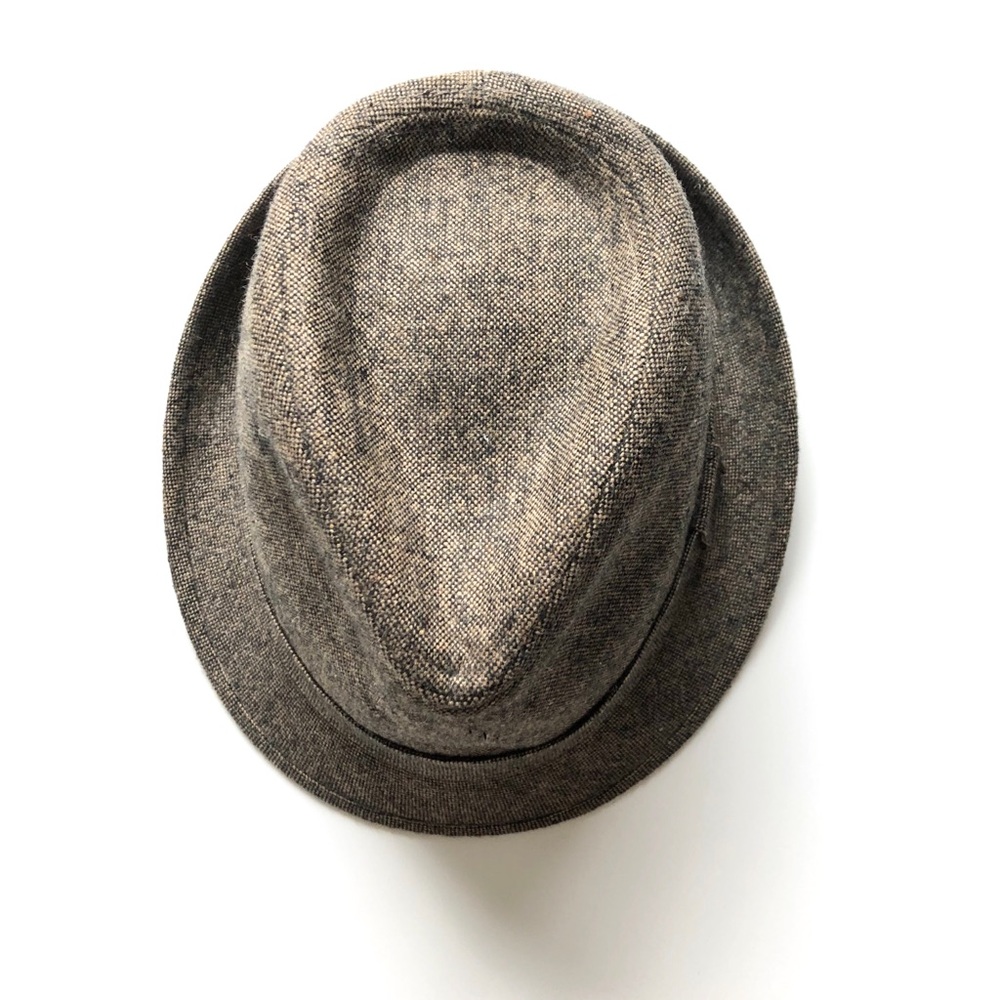 VINTAGE CROWN Co. Dark Heather Brown Fedora